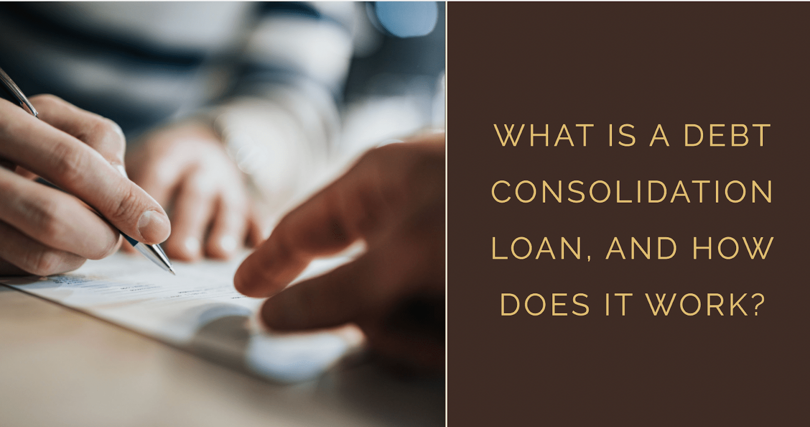 Consolidation loans debt