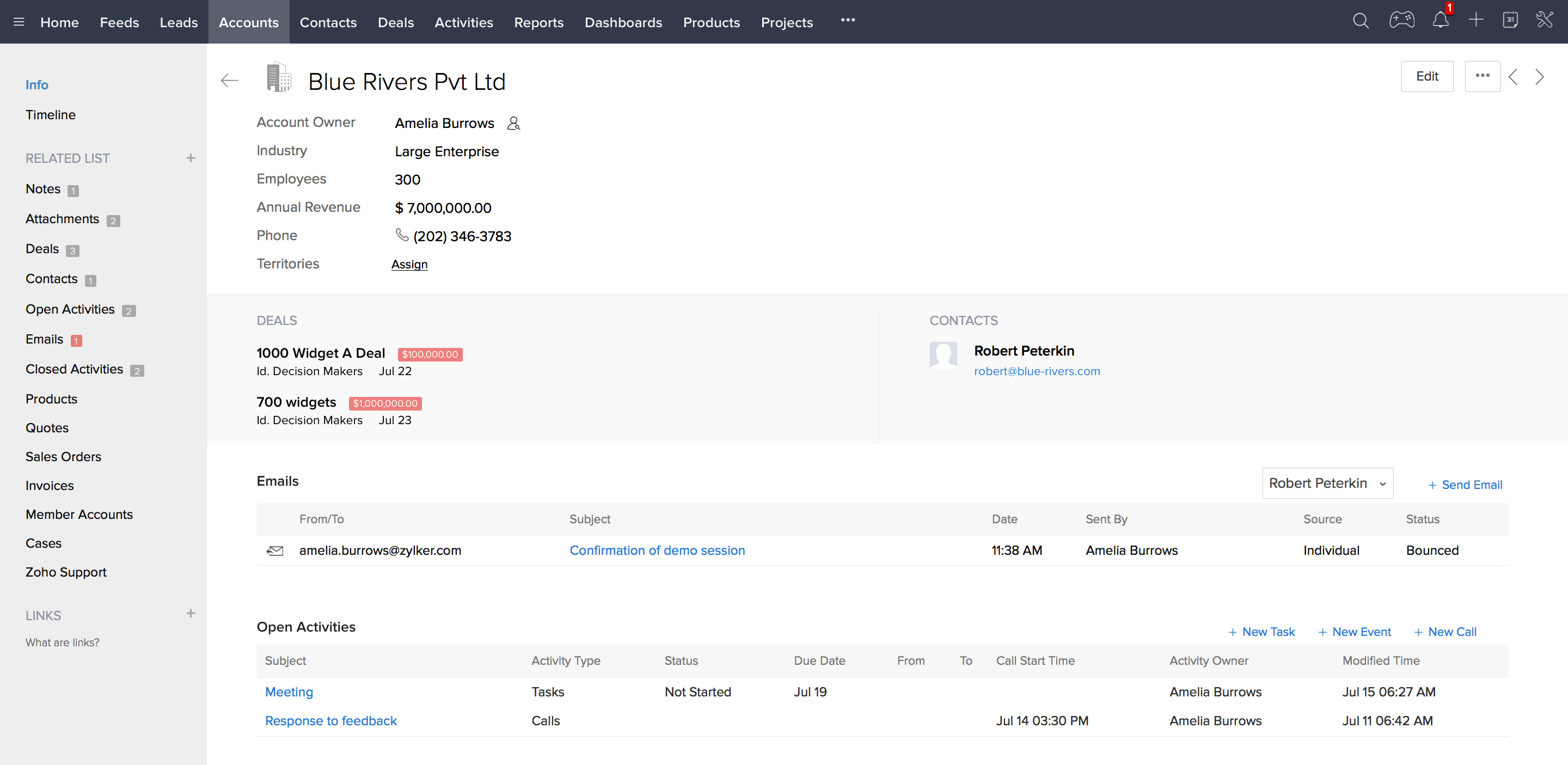 Crm account